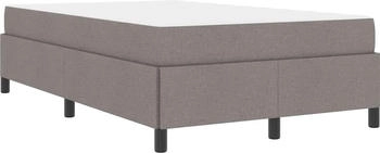 vidaXL Boxspringbett Taupe und Schwarz 120 x 200 cm (3398854)