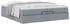 vidaXL Ottoman-Bett mit Matratzen Hellgrau 200x200 cm Stoff (3311134)