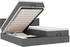 vidaXL Ottoman-Bett mit Matratzen & LEDs Dunkelgrau 160x200 cm Stoff (3312879)