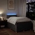 vidaXL Boxspringbett mit Matratze Taupe 120x200 cm Stoff (3289741)
