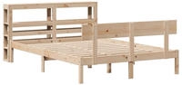 vidaXL Massivholzbett ohne Matratze 140x190 cm Kiefernholz