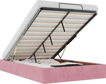 vidaXL Ottoman-Bett ohne Matratze Rosa 120x190 cm Samt (3310954)