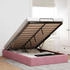 vidaXL Ottoman-Bett ohne Matratze Rosa 120x190 cm Samt (3310954)
