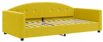 vidaXL Tagesbett Gelb 100x200 cm Samt (354148)