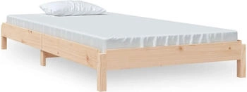 vidaXL Stapelbett 75x190 cm Massivholz Kiefer (820407)