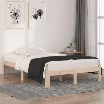 vidaXL Massivholzbett 120x190 cm (810335)