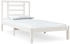 vidaXL Massivholzbett ohne Matratze Weiß 90x190 cm Kiefernholz (3104314)