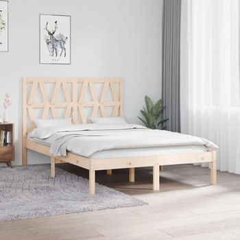 vidaXL Massivholzbett Kiefer 120x200 cm (3103993)