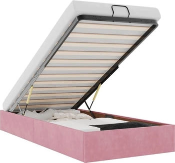 vidaXL Ottoman-Bett ohne Matratze Rosa 80x200 cm Samt (3310930)