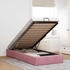 vidaXL Ottoman-Bett ohne Matratze Rosa 80x200 cm Samt (3310930)