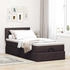 vidaXL Ottoman-Bett mit Matratze Dunkelbraun 80x200 cm Stoff (3311417)