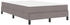vidaXL Boxspringbett mit Matratze Taupe 120 x 200 cm Stoff (3398483)