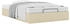 vidaXL Ottoman-Bett ohne Matratze Creme 120x190 cm Stoff (3310866)