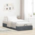 vidaXL Ottoman-Bett ohne Matratze Dunkelgrau 90x190 cm Samt (3310932)