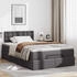 vidaXL Ottoman-Bett mit Matratze Grau 120x200 cm Kunstleder (3311301)