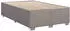 vidaXL Boxspringbett mit Matratze Taupe 120x200 cm Stoff (3290459)