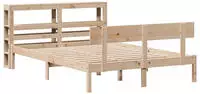 vidaXL Massivholzbett ohne Matratze 140x200 cm Kiefernholz
