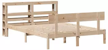 vidaXL Massivholzbett ohne Matratze 140x200 cm Kiefernholz (3305800)