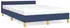 vidaXL Bettgestell ohne Matratze Blau 120x190 cm Stoff (379540)