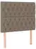 vidaXL Boxspringbett mit Matratze Taupe 120x200 cm Stoff (3137385)