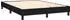 vidaXL Boxspringbett mit Matratze Schwarz 140x190 cm Stoff (3129867)