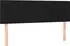 vidaXL Boxspringbett mit Matratze Schwarz 140x190 cm Stoff (3129867)