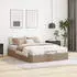 vidaXL Ottoman-Bett ohne Matratze Cappucino 140x190cm Kunstleder (3310803)