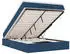 vidaXL Ottoman-Bett mit Matratze Blau 140x190 cm Stoff (3311112)