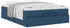 vidaXL Ottoman-Bett mit Matratze Blau 140x190 cm Stoff (3311112)