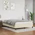vidaXL Bettgestell Creme 140x190 cm Kunstleder (347247)