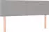 vidaXL Boxspringbett mit Matratze Hellgrau 140x190 cm Stoff (3130105)