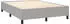 vidaXL Boxspringbett mit Matratze & LED Hellgrau 140x190 cm Stoff (3138229)