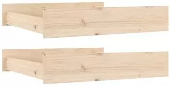 vidaXL Bettschubladen 2 Stk. Massivholz Kiefer (814984)