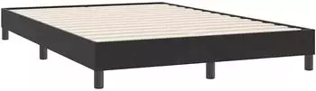 vidaXL Bettgestell ohne Matratze Schwarz 160x220 cm Samt (4101411)
