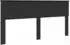 vidaXL Kopfteil mit Kopfteil Schwarz Eichen-Optik 180 cm Holzwerkstoff (888265)