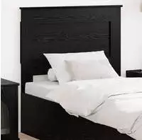 vidaXL Kopfteil mit Kopfteil Schwarz Eichen-Optik 100 cm Holzwerkstoff