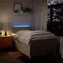 vidaXL Boxspringbett mit Matratze Creme 120x200 cm Stoff (3288945)