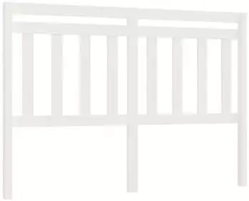 vidaXL Kopfteil Weiß 156x4x100 cm Massivholz Kiefer (814100)