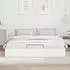vidaXL Ottoman Bettgestell Weiß 193 x 120 x 25 cm Spanplatte (3409205)