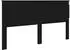 vidaXL Kopfteil mit Kopfteil Schwarz Eichen-Optik 200 cm Holzwerkstoff (887418)