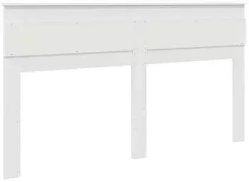 vidaXL Kopfteil mit Kopfteil Wei&szlig; 180 cm Holzwerkstoff (888085)