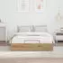 vidaXL Ottoman Bettgestell Artisan-Eiche 193 x 120 x 25 cm (3409236)