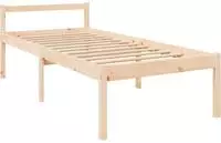 vidaXL Seniorenbett 90x200 cm Massivholz Kiefer