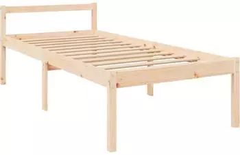 vidaXL Seniorenbett 90x200 cm Massivholz Kiefer (810599)