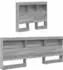 vidaXL Aufbewahrungskopfteil Graues Sonoma 90 cm Holzwerkstoff (3335458)