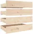 vidaXL Bettschubladen 4 Stk. Wachsbraun Massivholz Kiefer (847167)