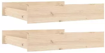 vidaXL Bettschubladen 2 Stk. Massivholz Kiefer (814974)
