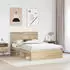 vidaXL Bettrahmen Sonoma 140 x 190 cm Massives Kiefernholz (3411012)