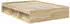 vidaXL Bettrahmen Sonoma 140 x 190 cm Massives Kiefernholz (3411012)