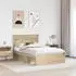 vidaXL Bettrahmen Sonoma 120 x 190 cm Massives Kiefernholz (3409777)